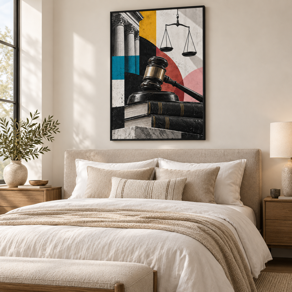 Quadro Decorativo Direito e Justiça