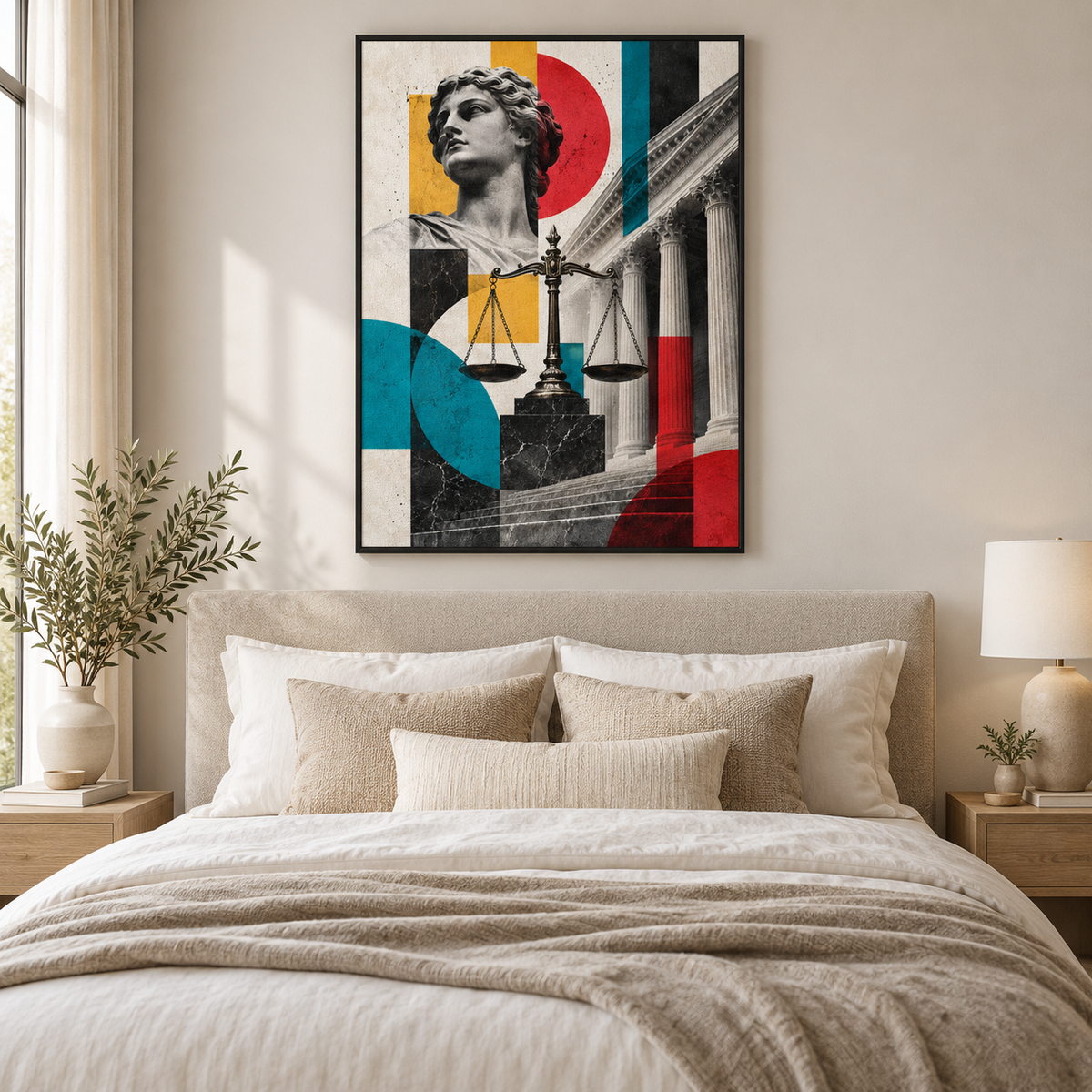 Quadro Decorativo Justiça Clássica