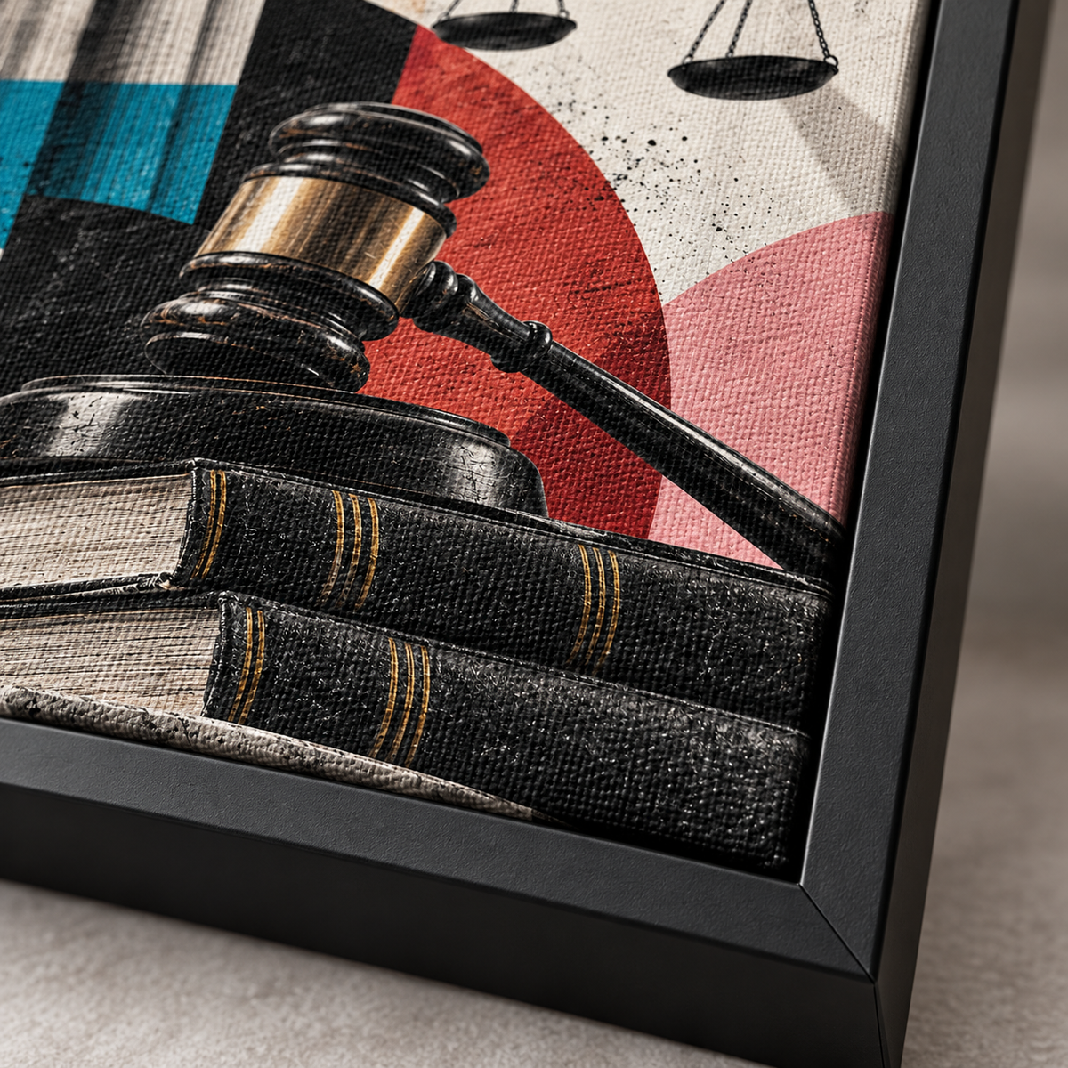 Quadro Decorativo Direito e Justiça
