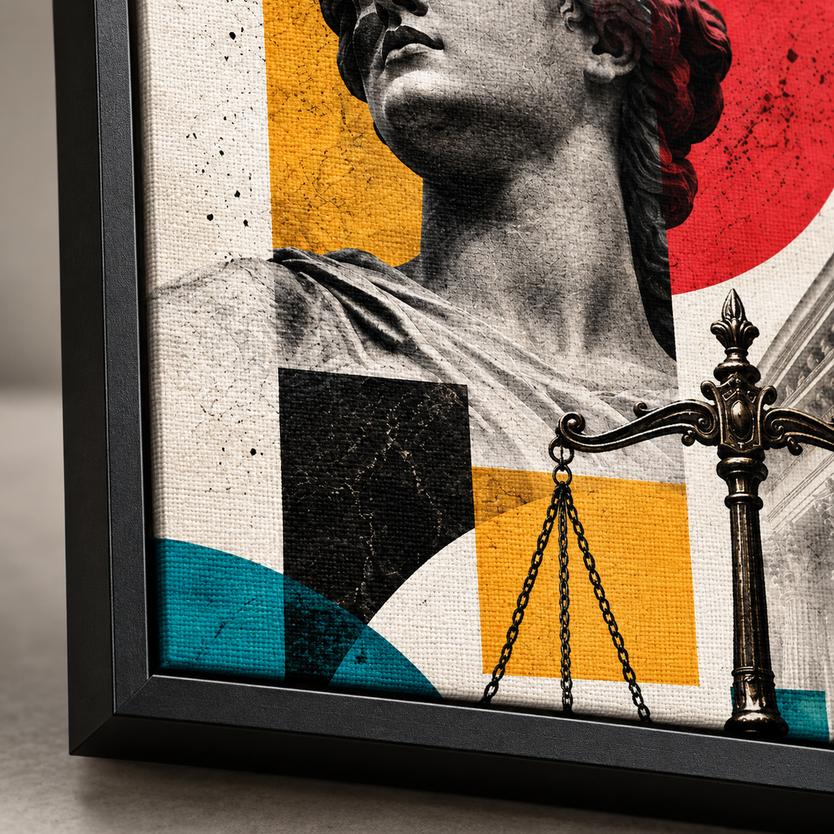 Quadro Decorativo Justiça Clássica