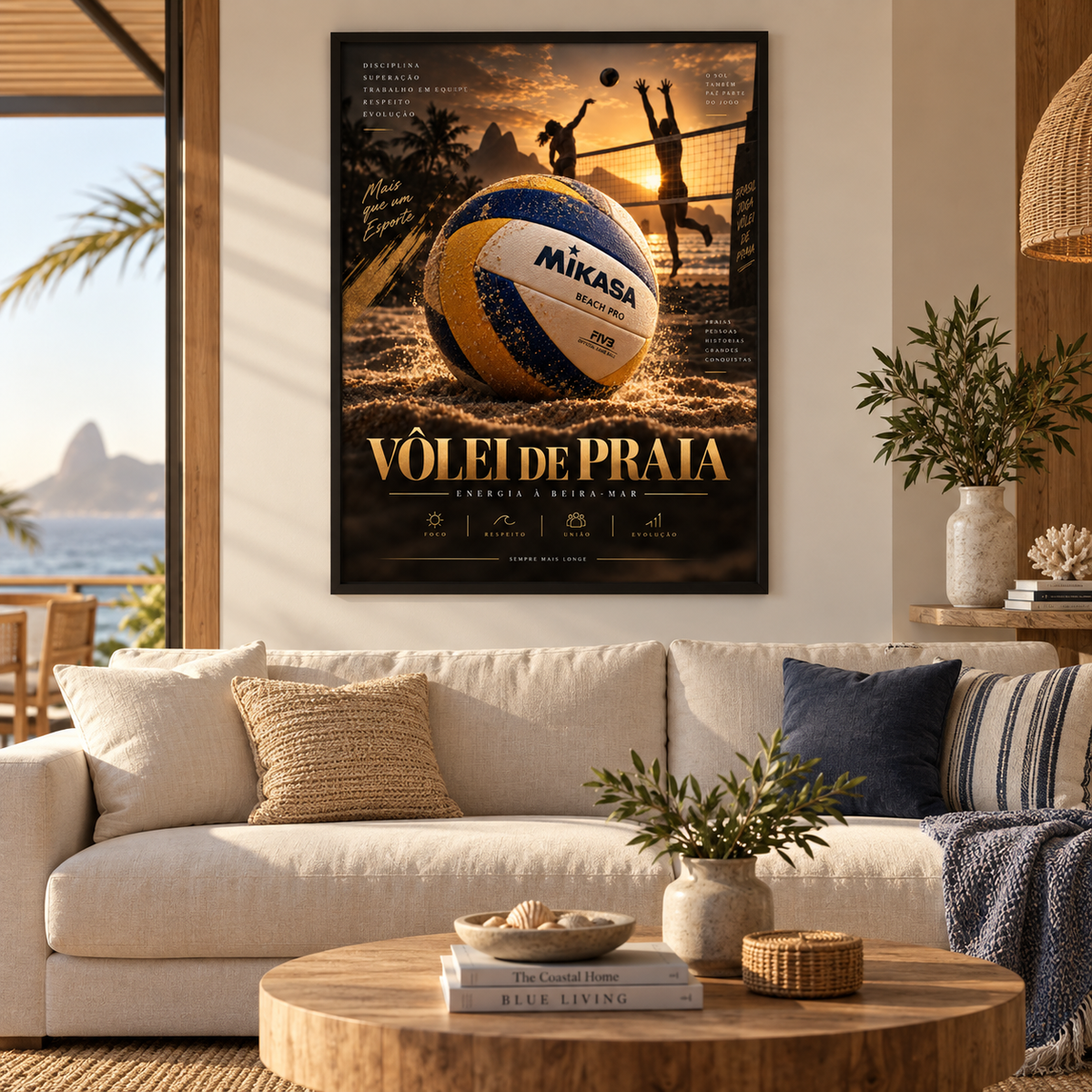 Quadro Vôlei de Praia