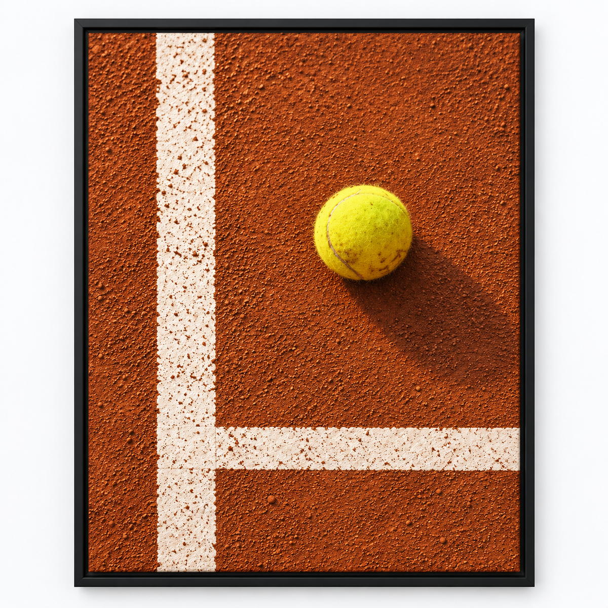 Quadro Bola na Quadra de Saibro
