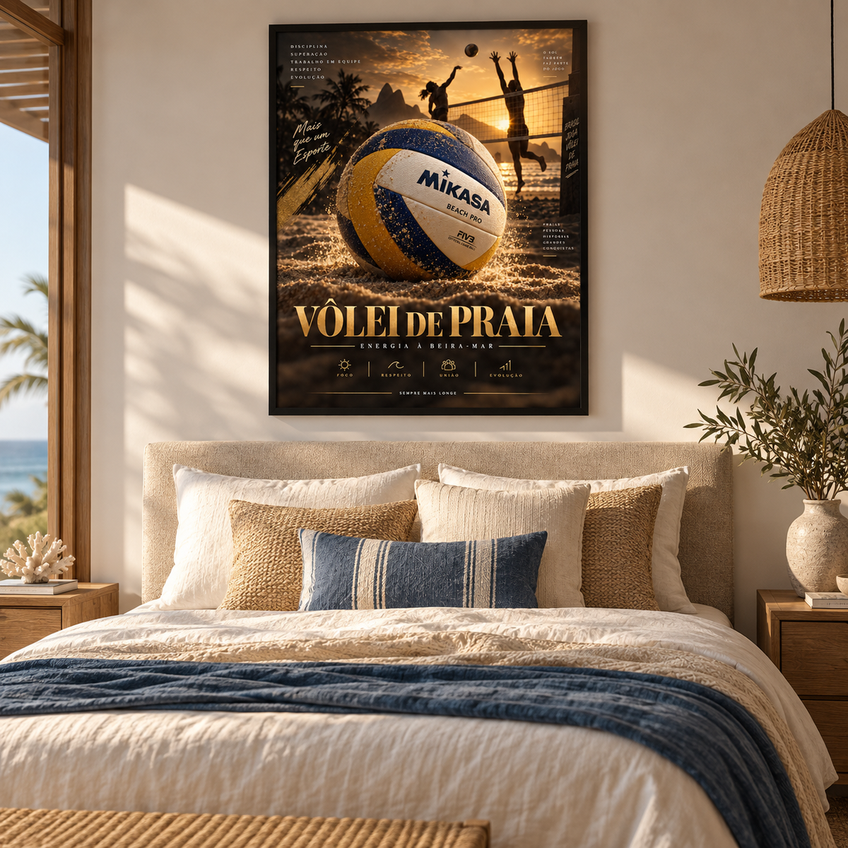 Quadro Vôlei de Praia