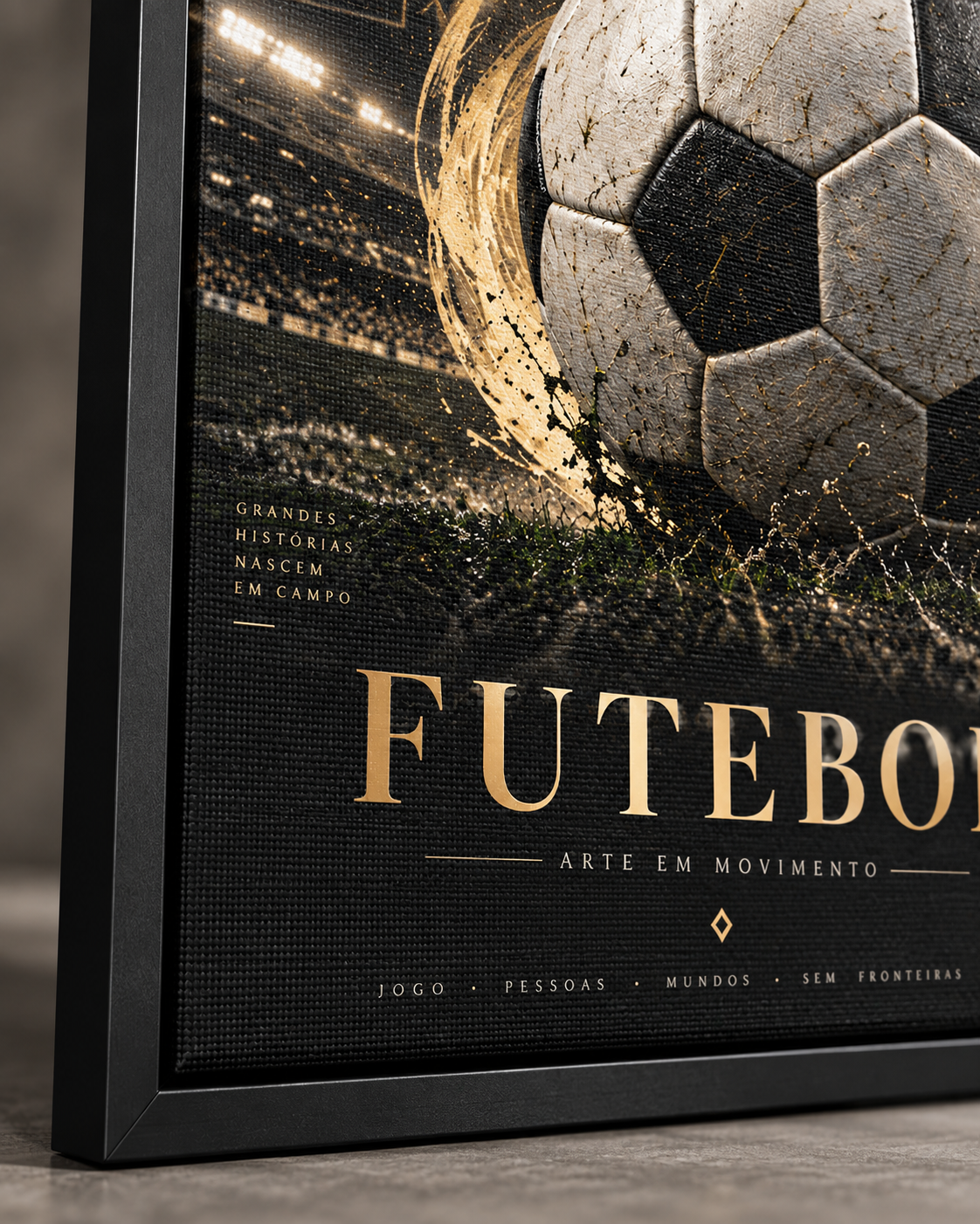 Quadro Futebol Arte em Movimento