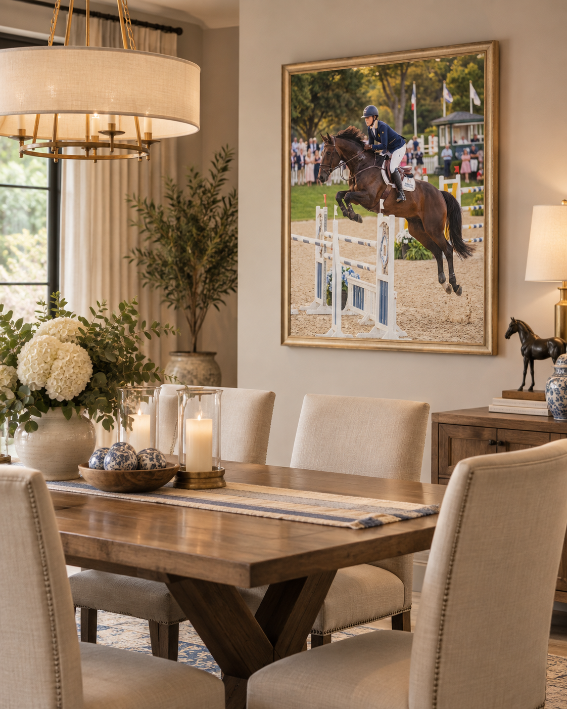 Quadro Decorativo Hipismo Clássico