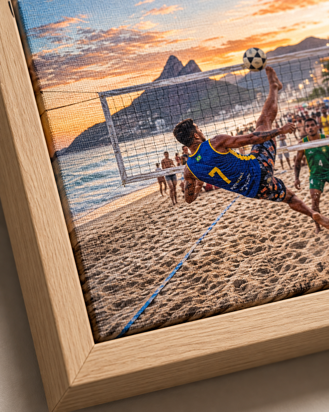 Quadro Futevôlei na Praia