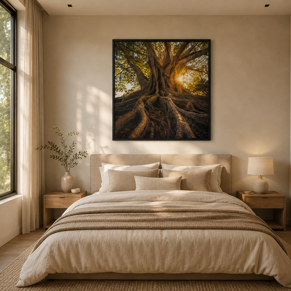Quadro Árvore Monumental e Raízes