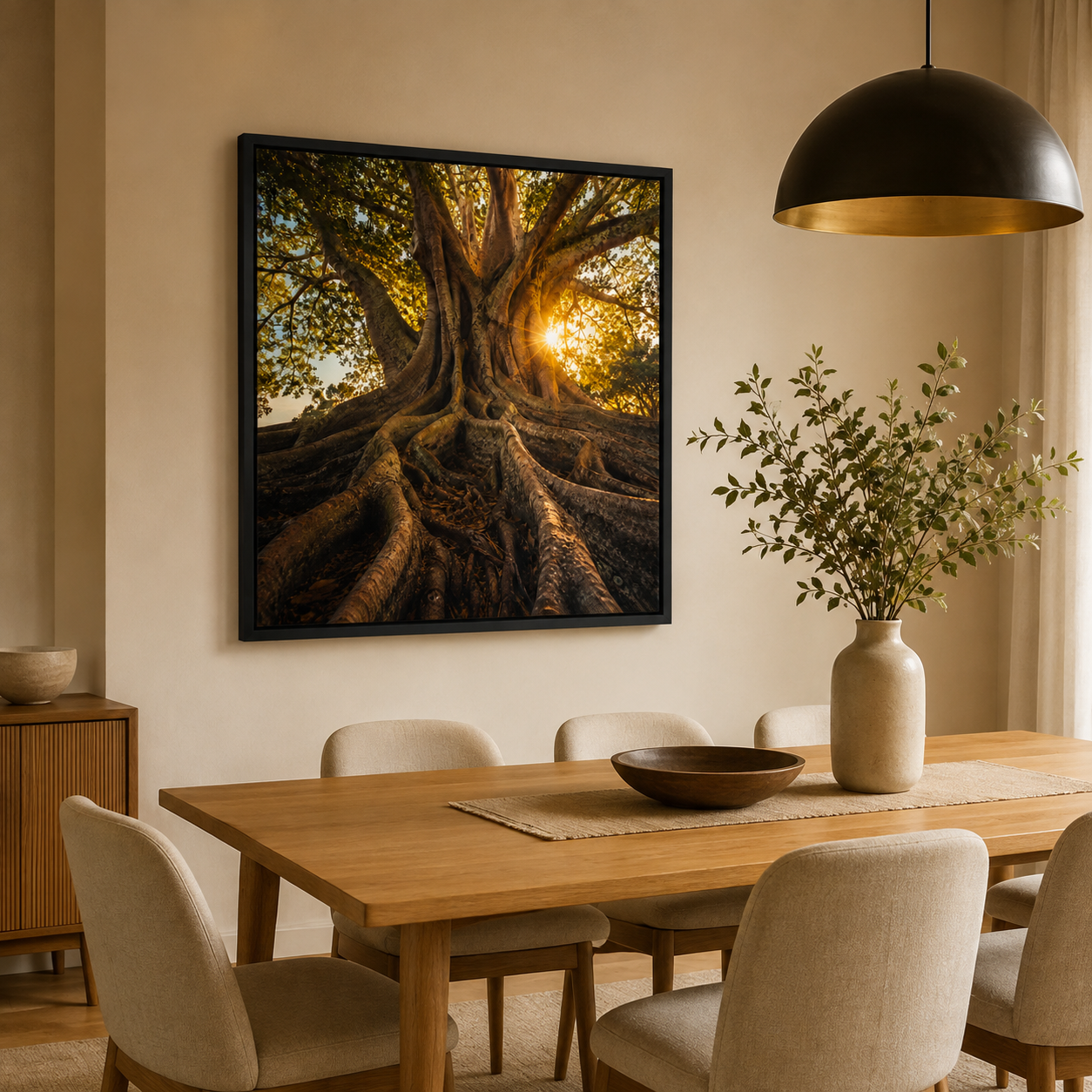 Quadro Árvore Monumental e Raízes
