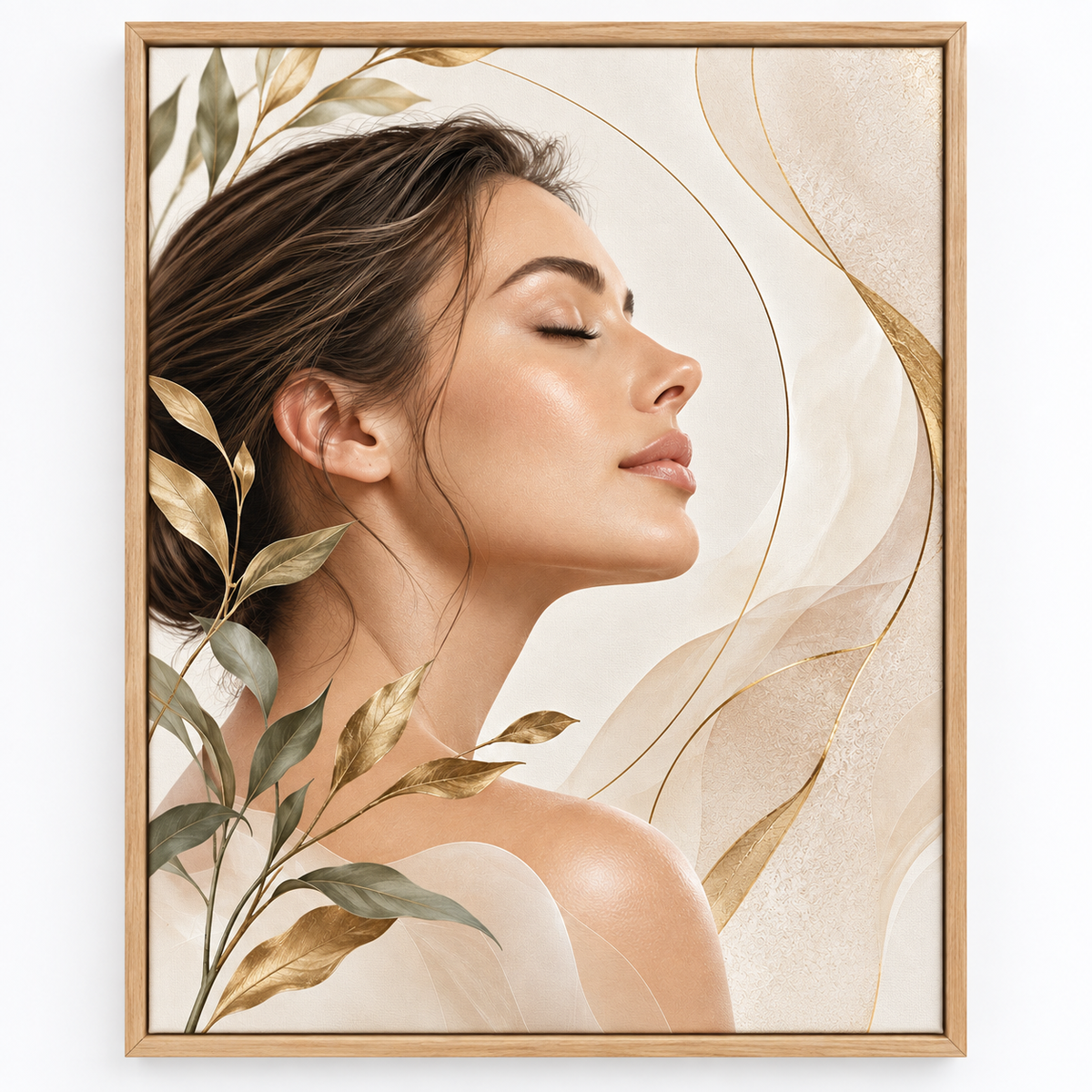 Quadro Beleza Feminina com Rosto