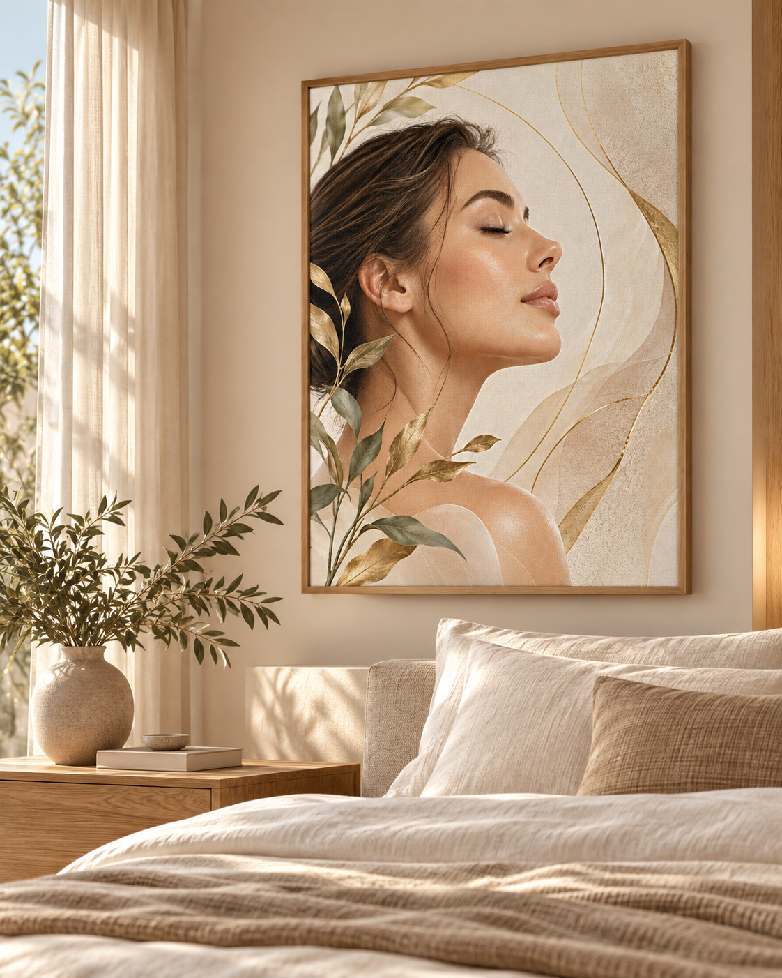 Quadro Beleza Feminina com Rosto