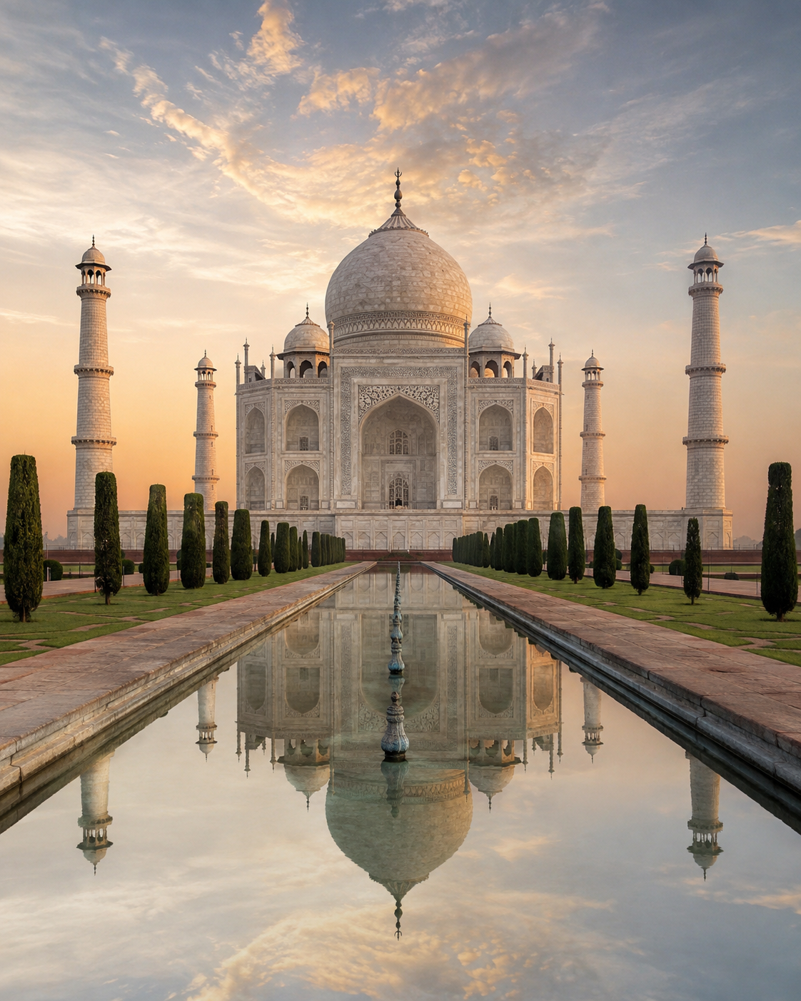 Quadro Taj Mahal ao Pôr do Sol