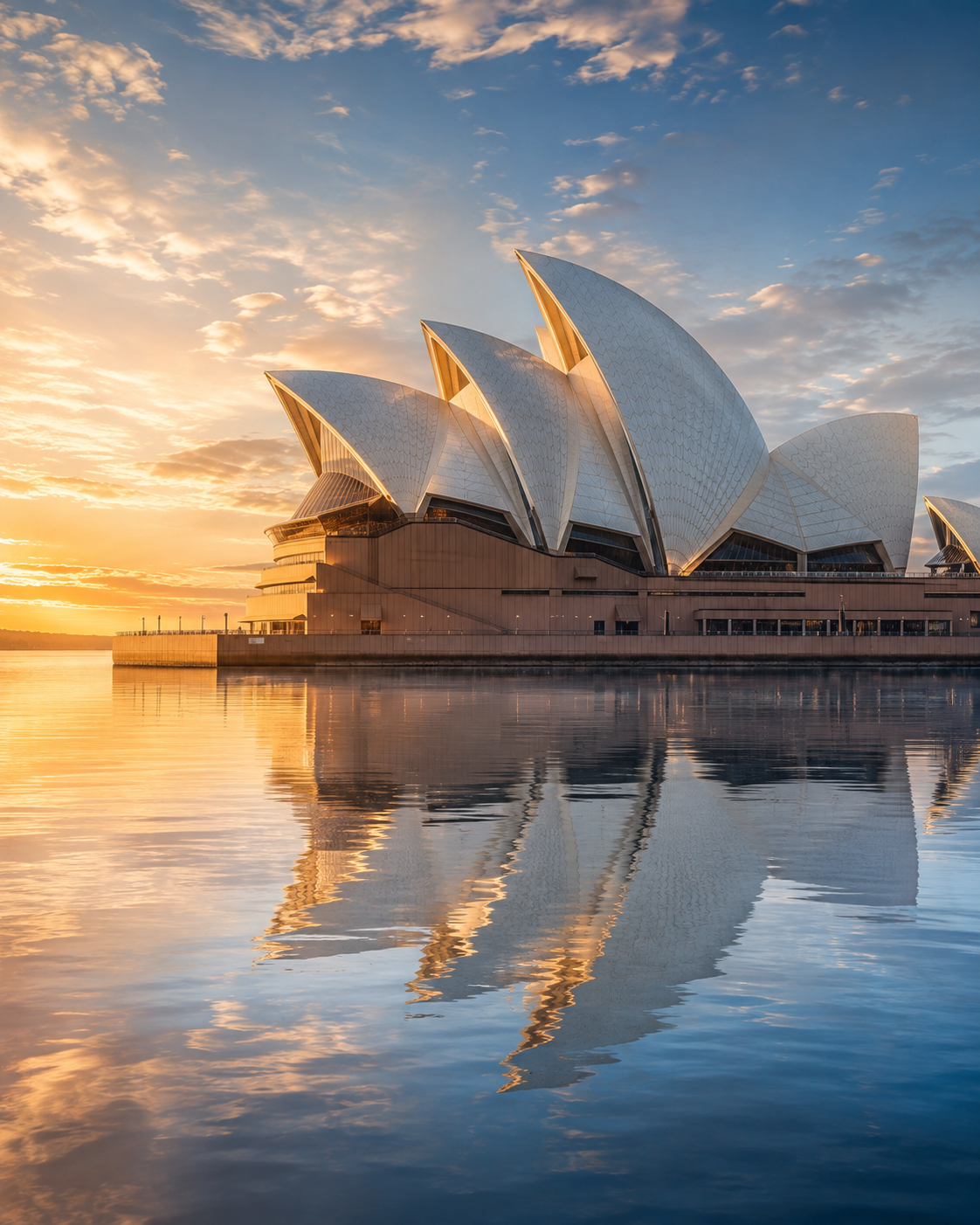 Quadro Ópera de Sydney ao Entardecer