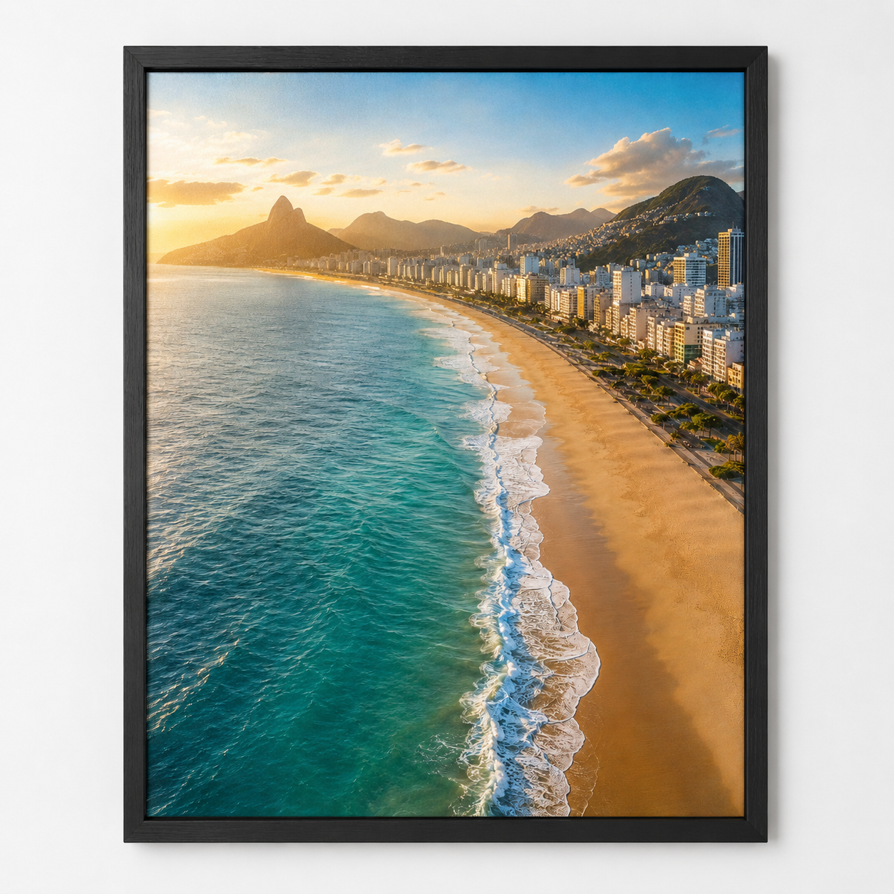 Quadro Praia de Copacabana Rio de Janeiro