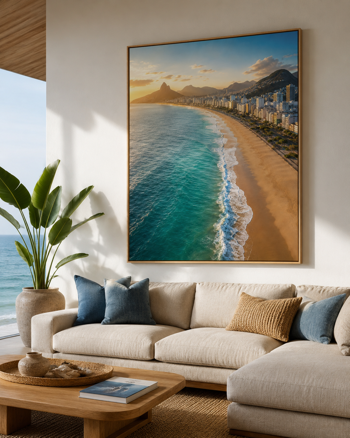 Quadro Praia de Copacabana Rio de Janeiro