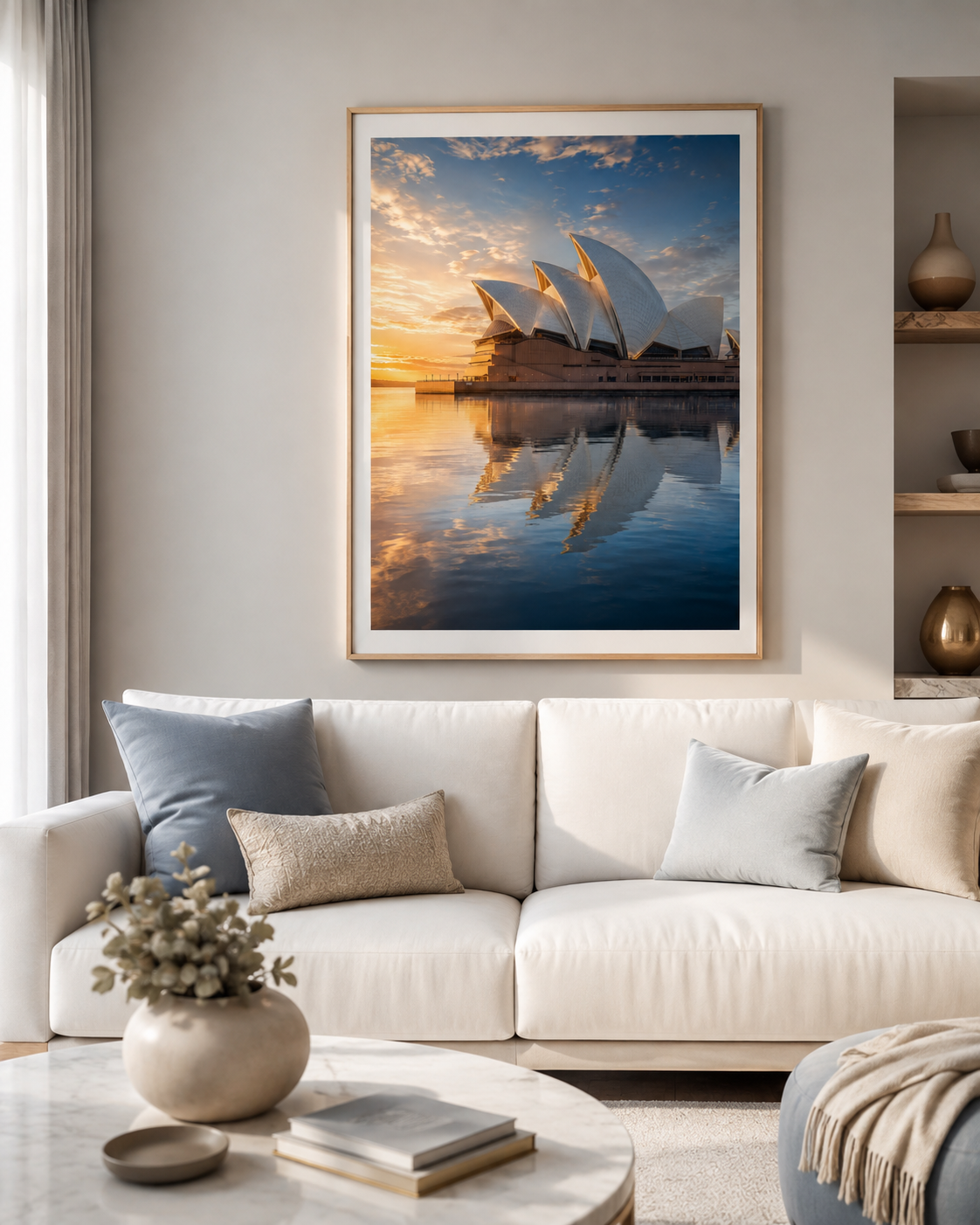 Quadro Ópera de Sydney ao Entardecer