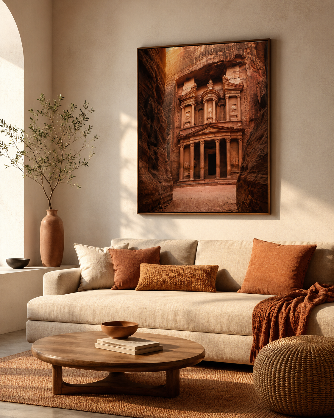 Quadro Tesouro Esculpido na Rocha