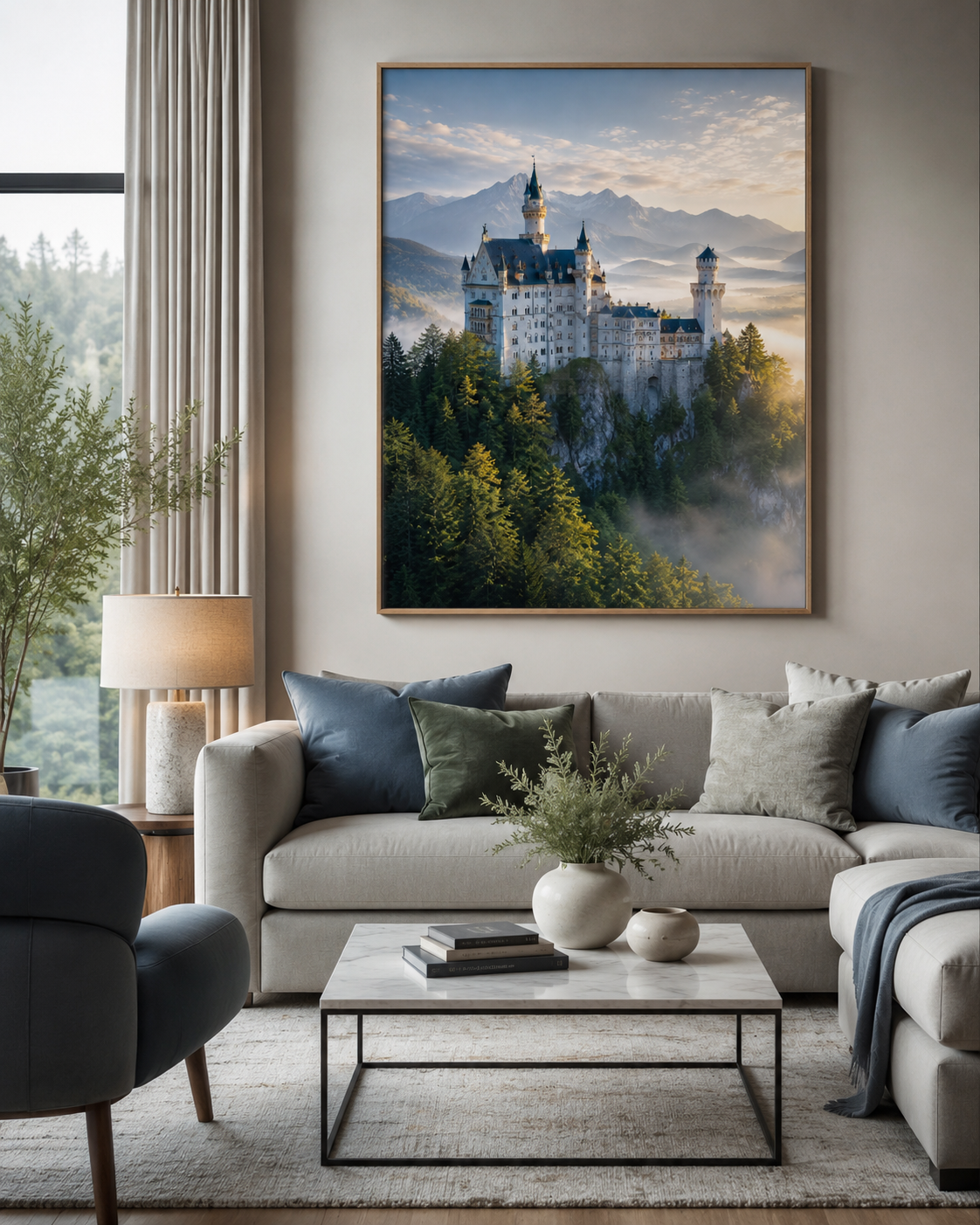 Quadro Castelo de Neuschwanstein