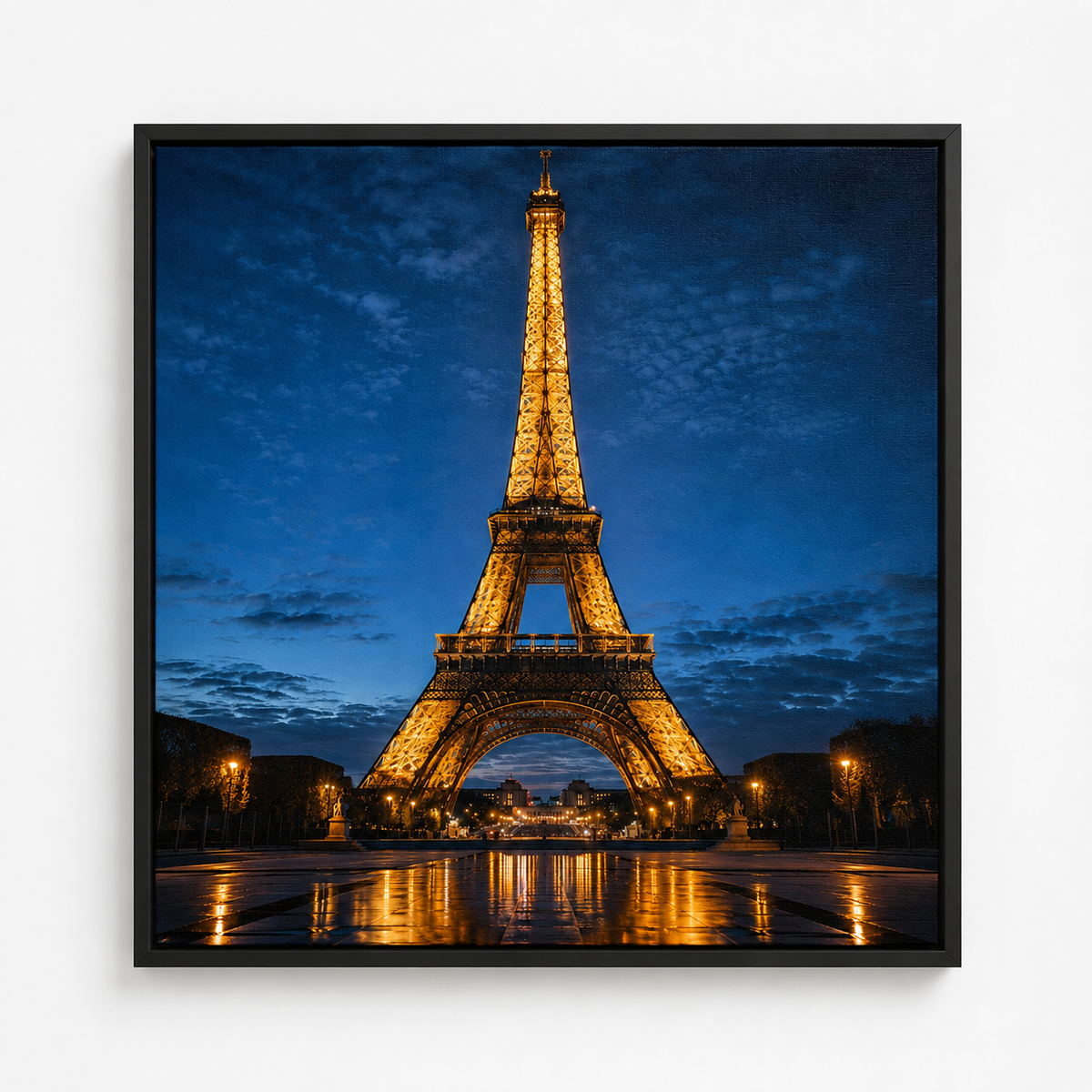 Quadro Decorativo Torre Eiffel à Noite