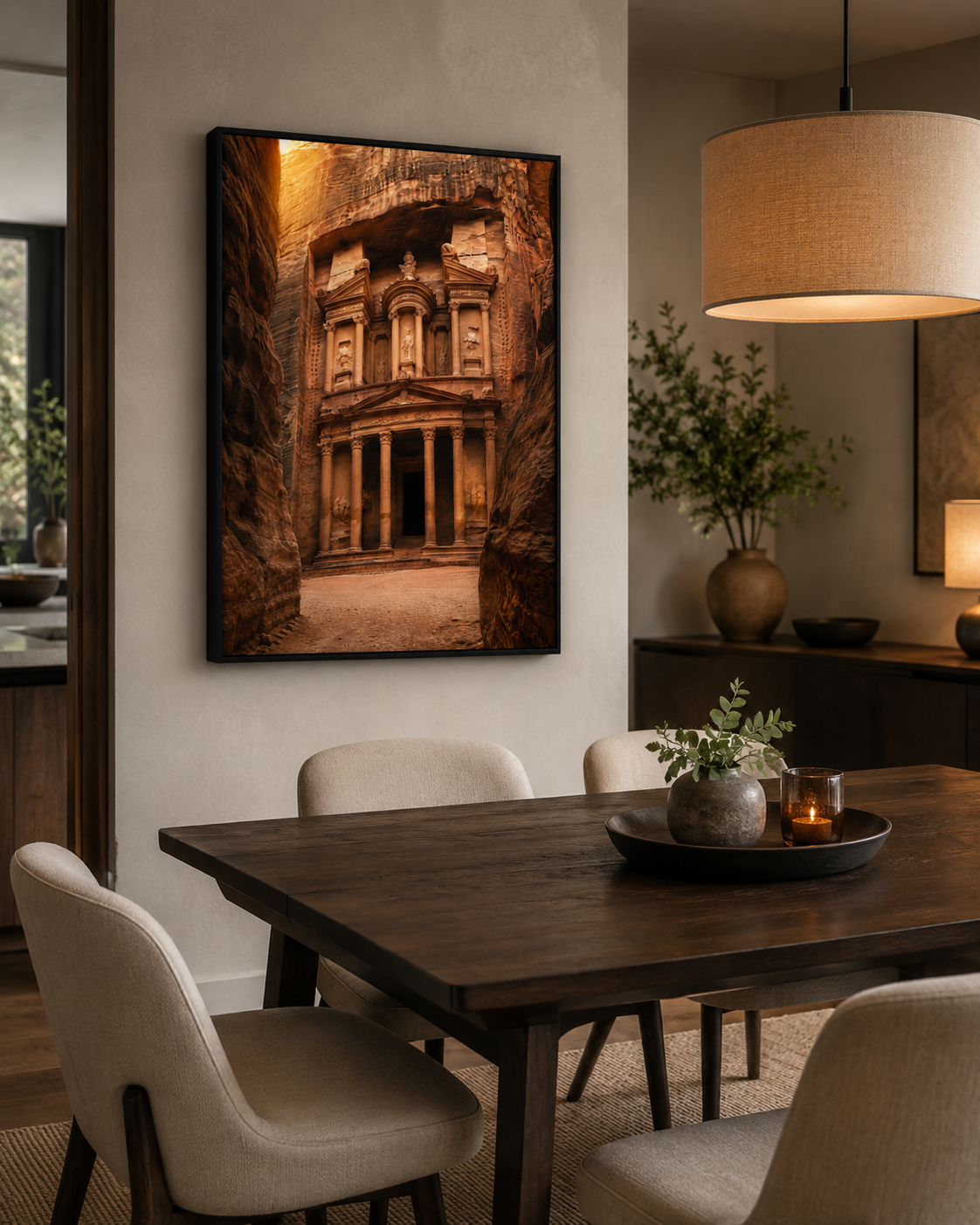 Quadro Tesouro Esculpido na Rocha