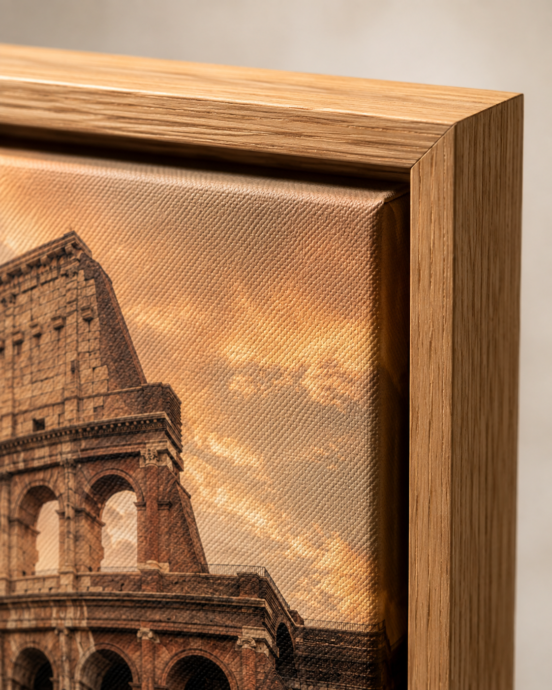Quadro Coliseu de Roma ao Pôr do Sol