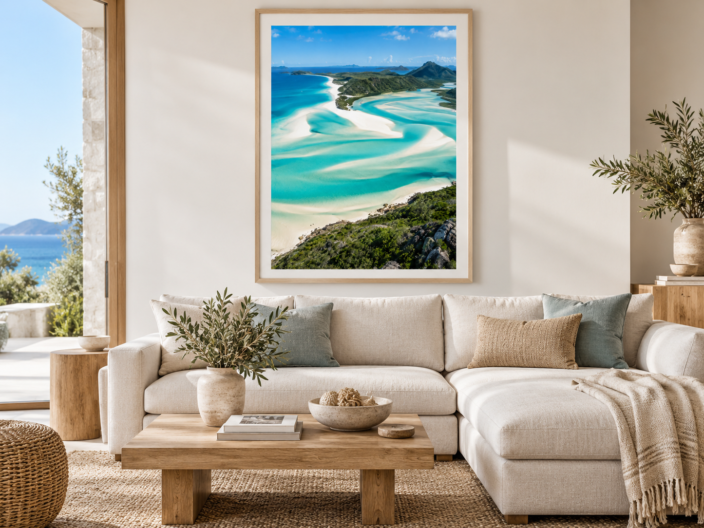 Quadro Bancos de Areia e Mar Turquesa