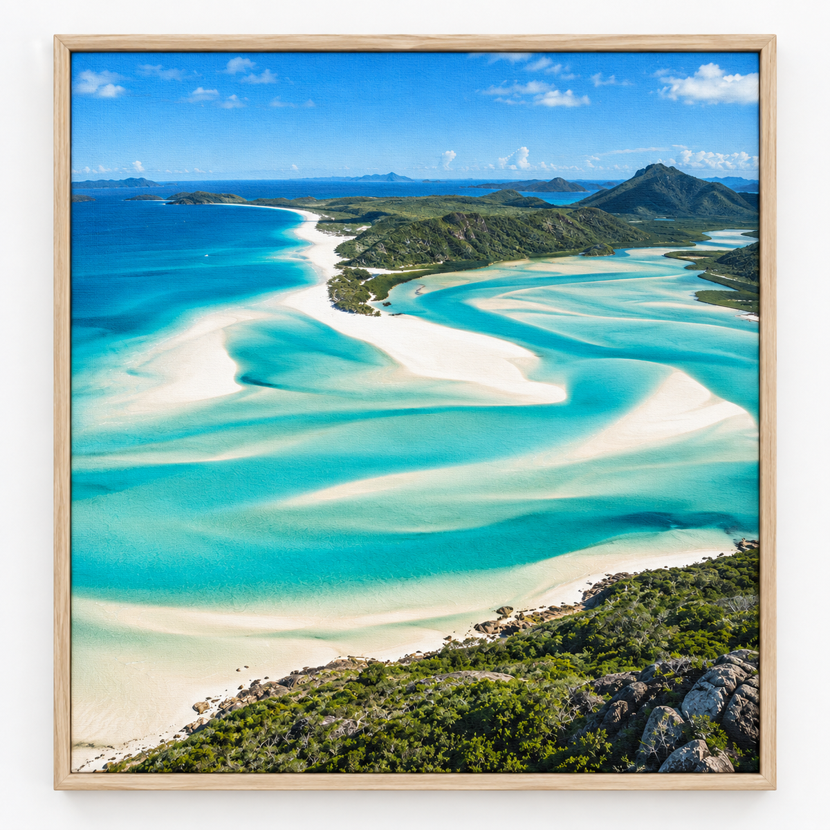 Quadro Bancos de Areia e Mar Turquesa