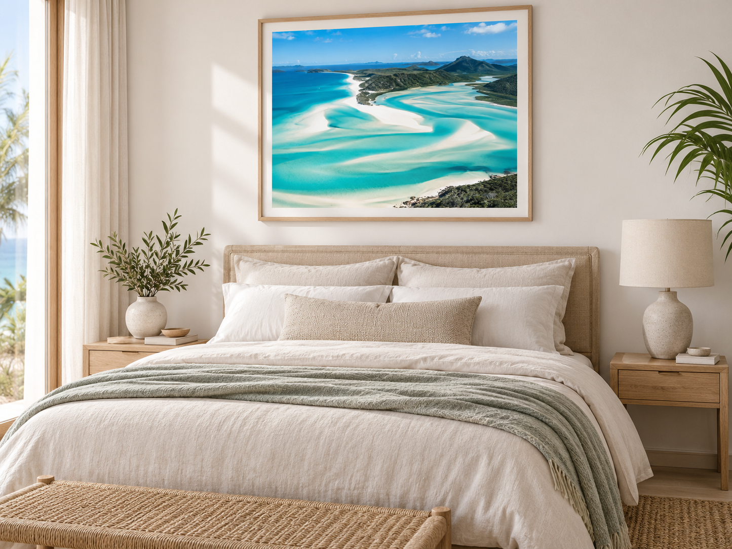Quadro Bancos de Areia e Mar Turquesa