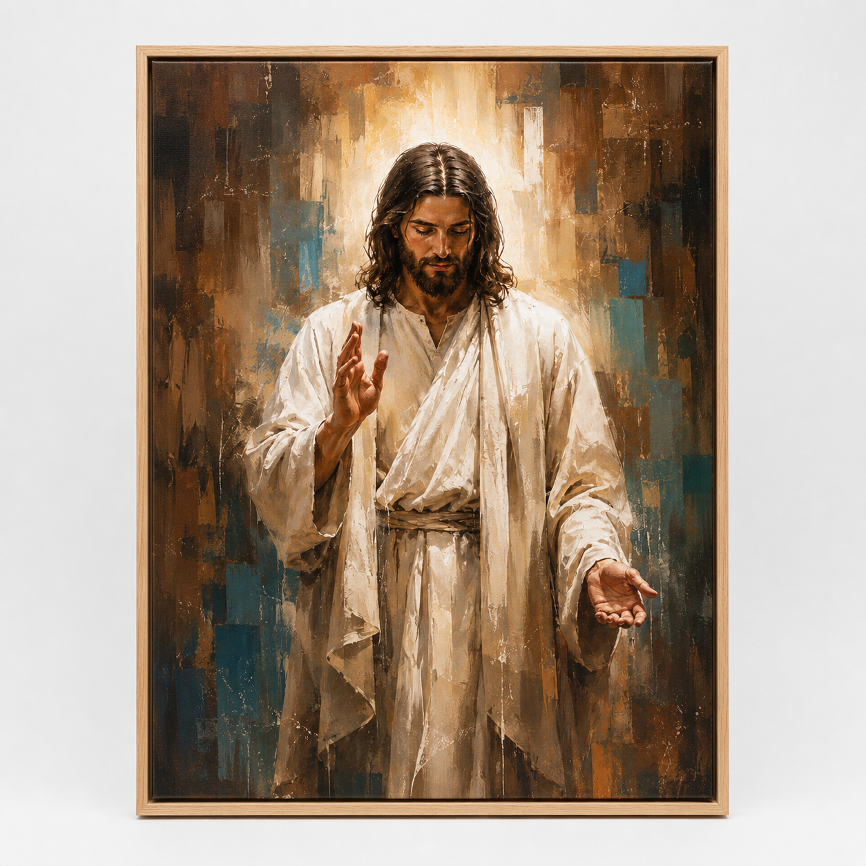 Quadro Cristo em Bênção e Acolhimento