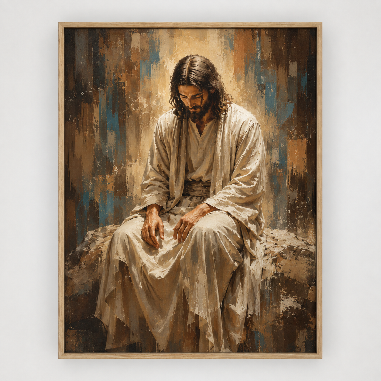 Quadro Cristo em Silêncio