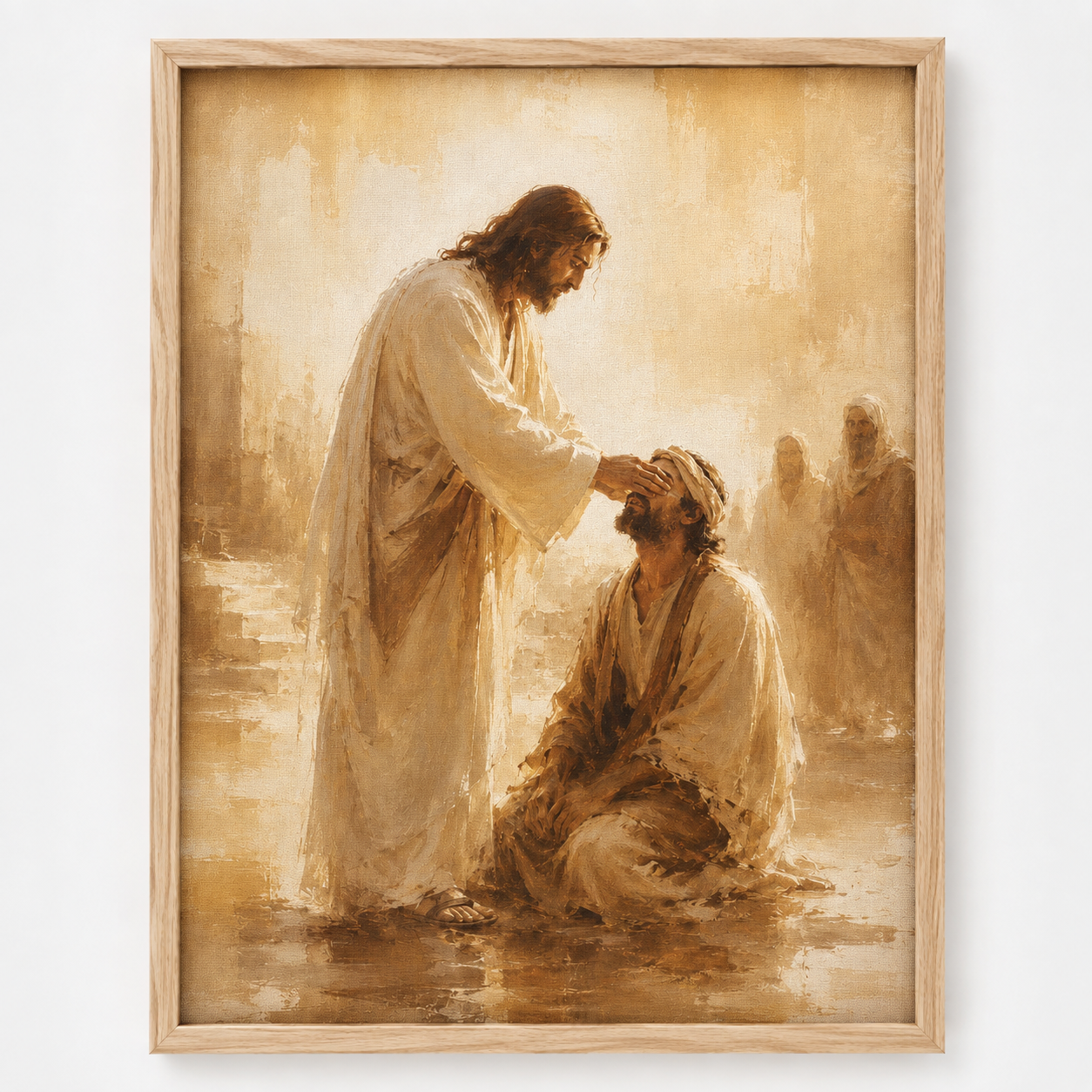 Quadro Jesus Cura o Cego