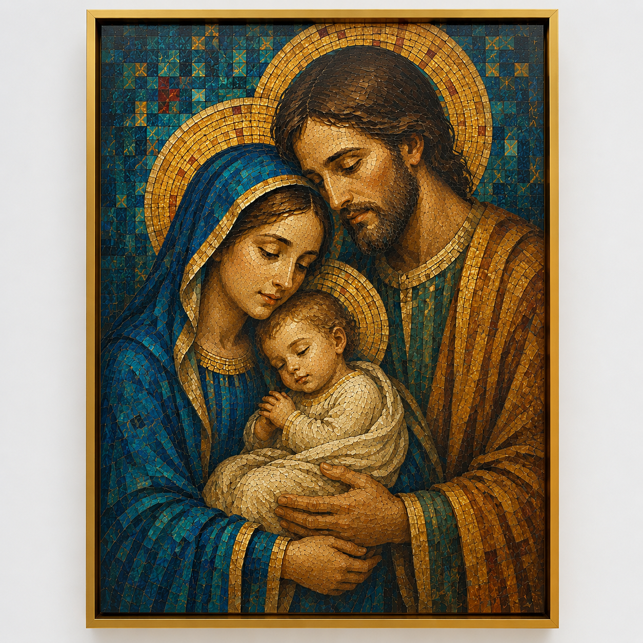 Quadro Sagrada Família Ternura