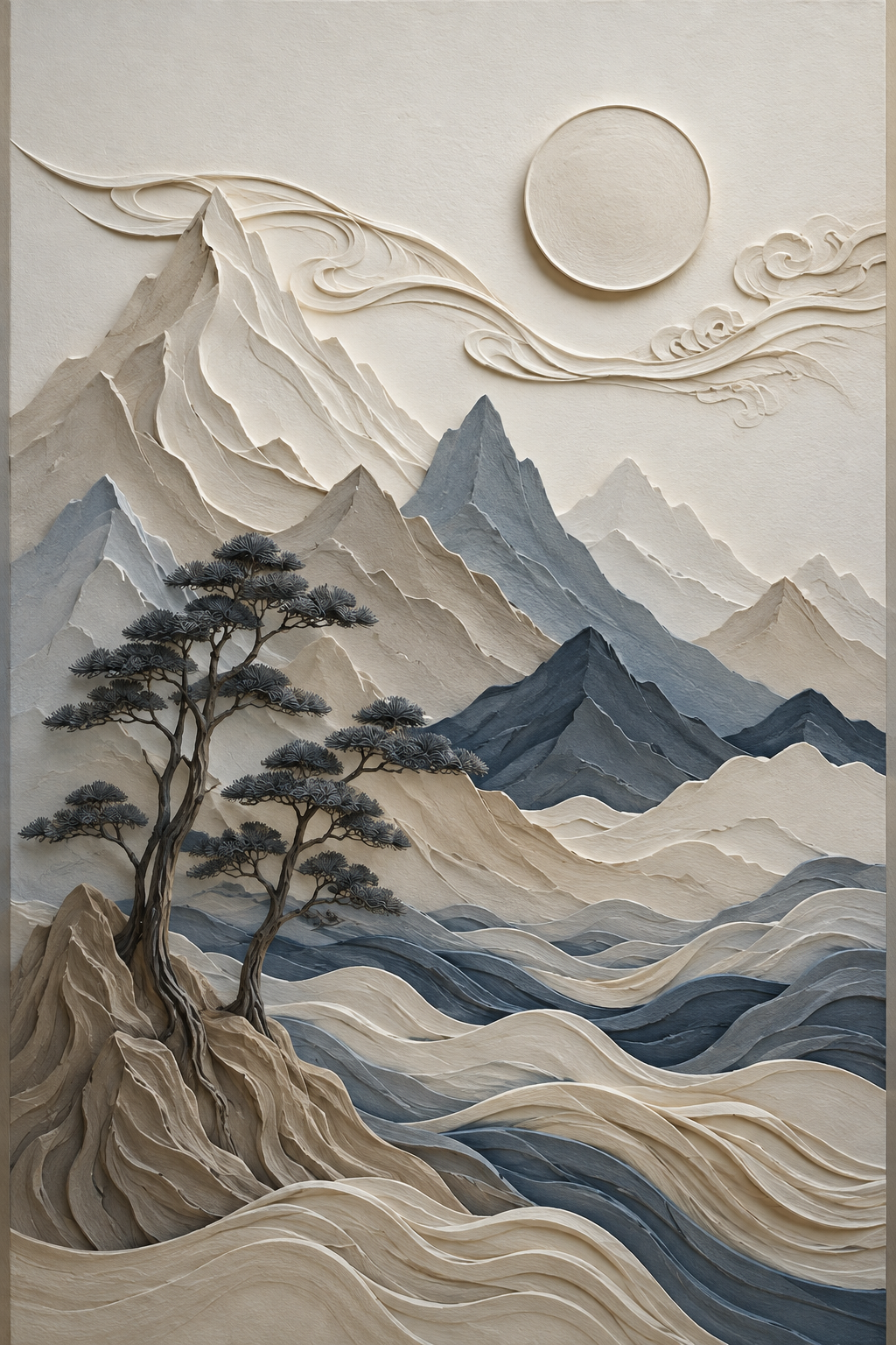 Quadro Silêncio das Montanhas