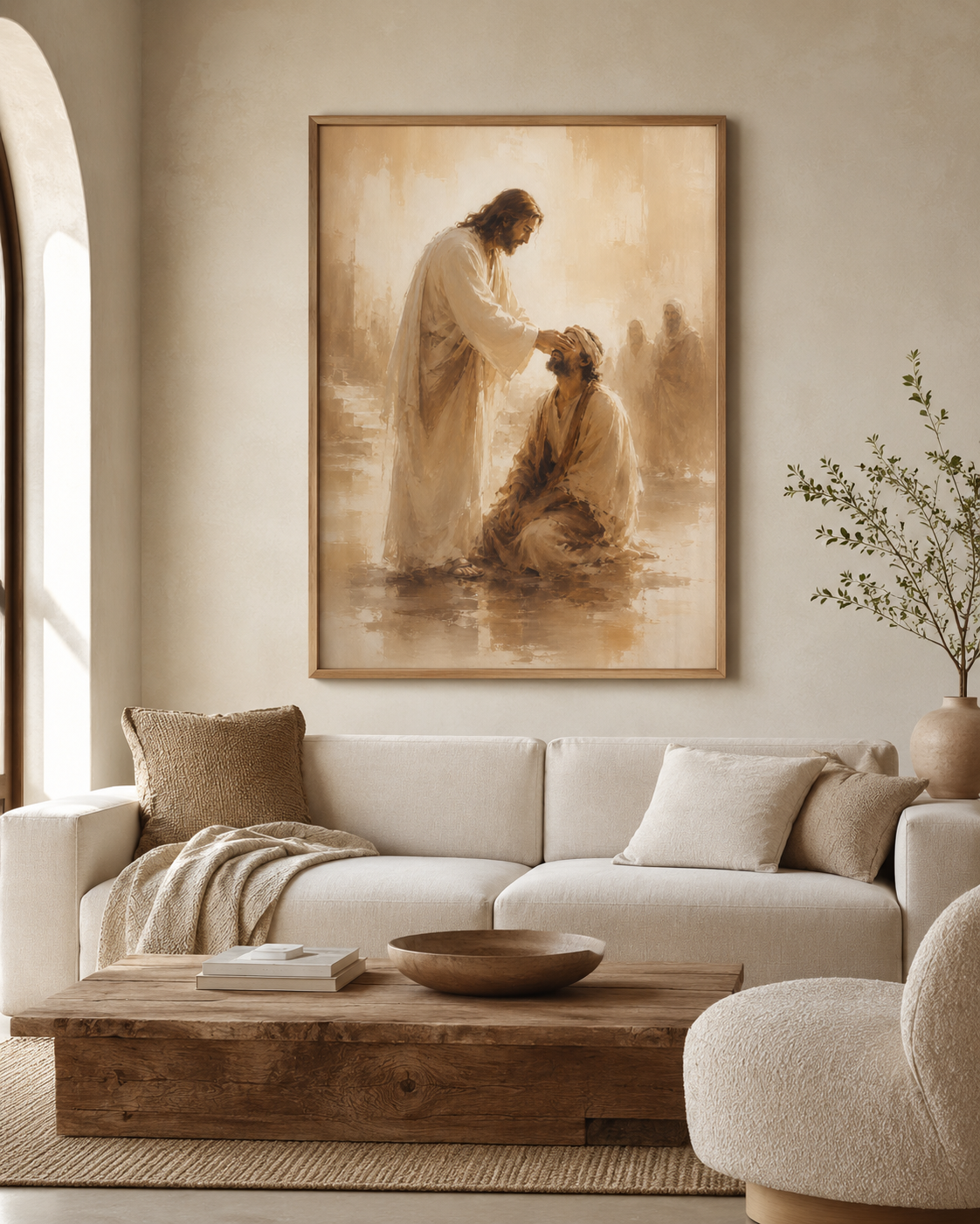 Quadro Jesus Cura o Cego