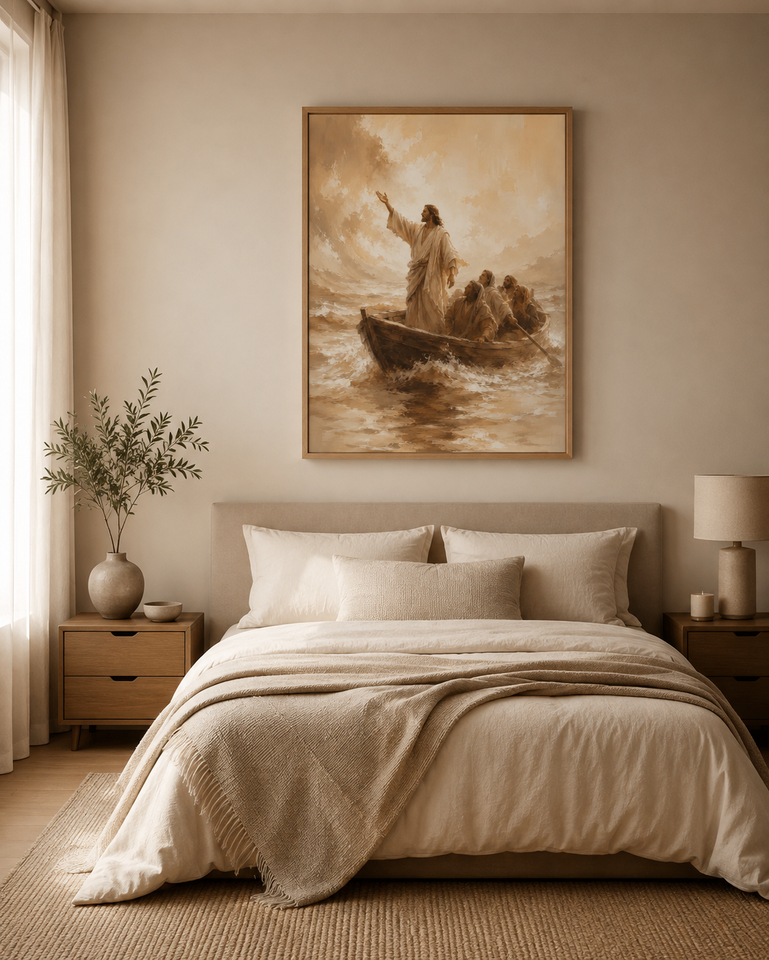 Quadro Jesus Acalma a Tempestade