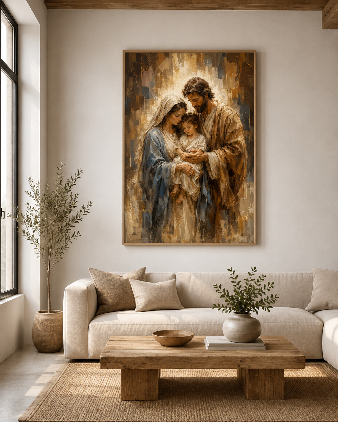 Quadro Sagrada Família Laços de Amor