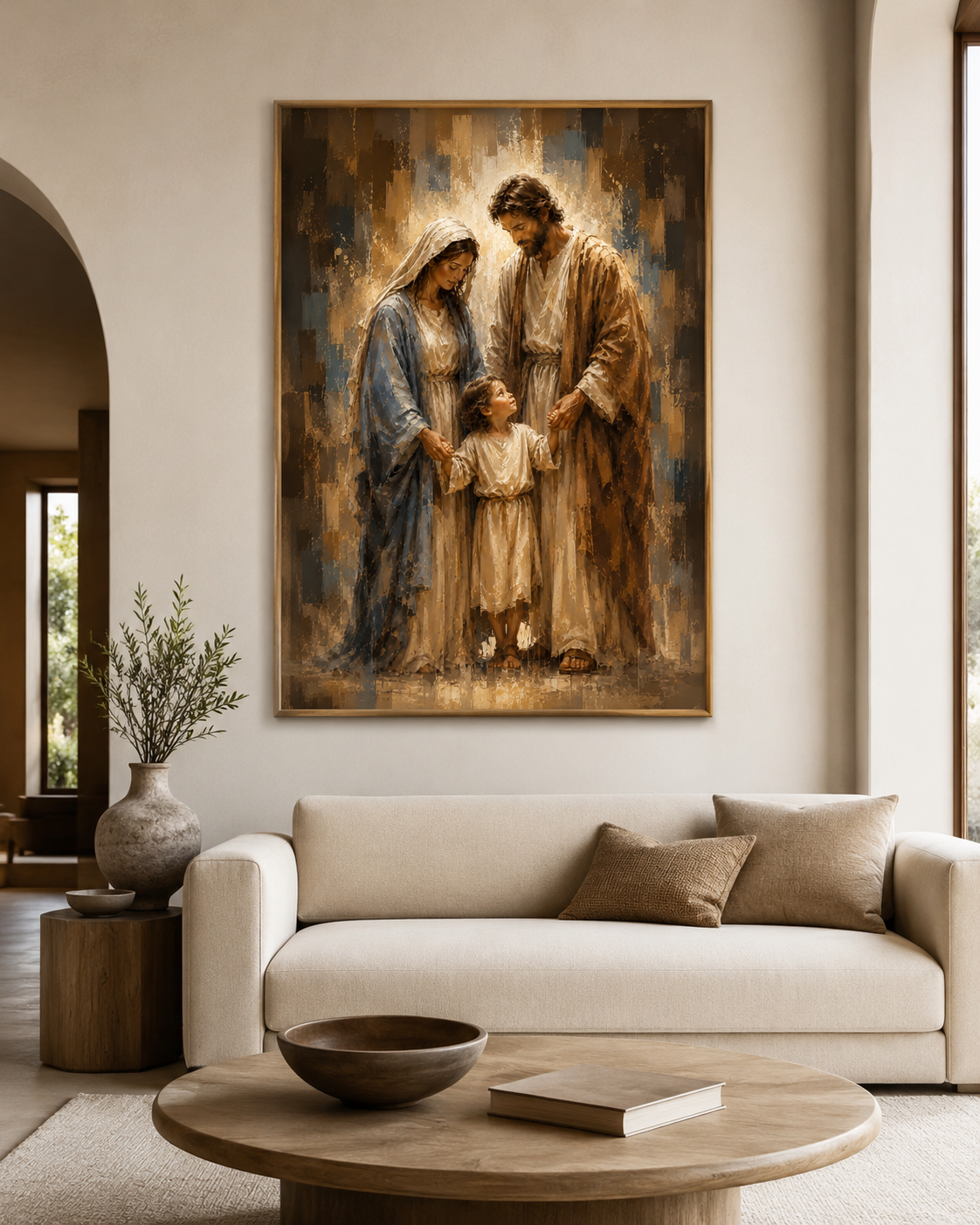 Quadro Sagrada Família Laços de Fé