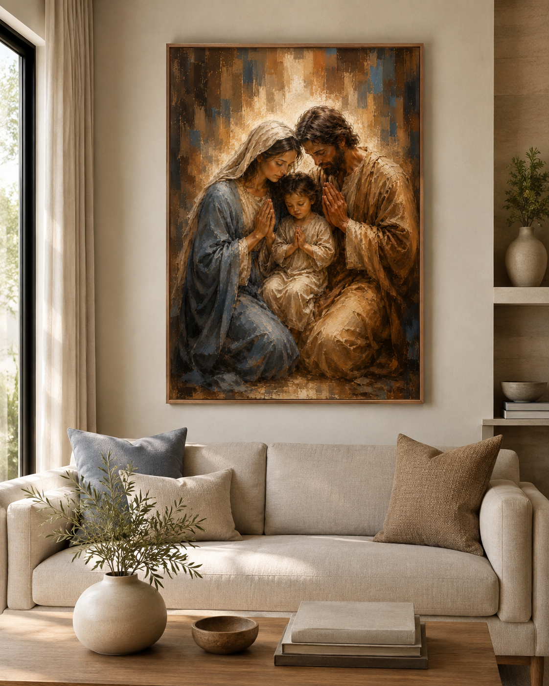 Quadro Sagrada Família Benção do Lar