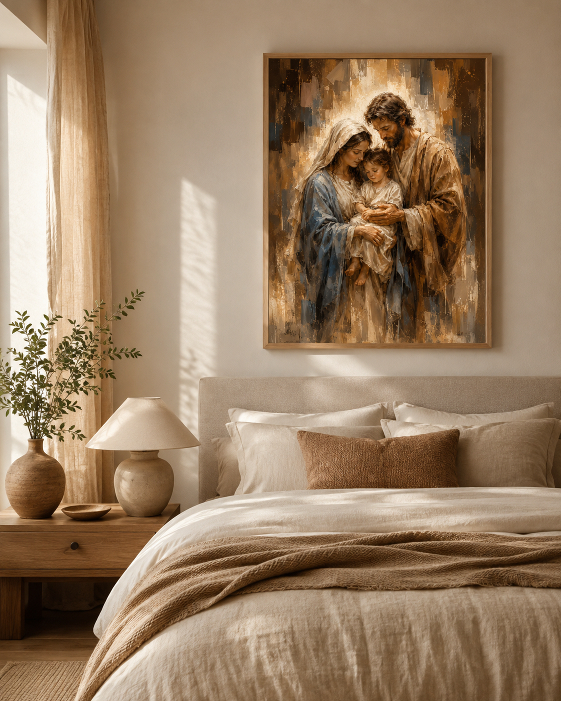 Quadro Sagrada Família Laços de Amor