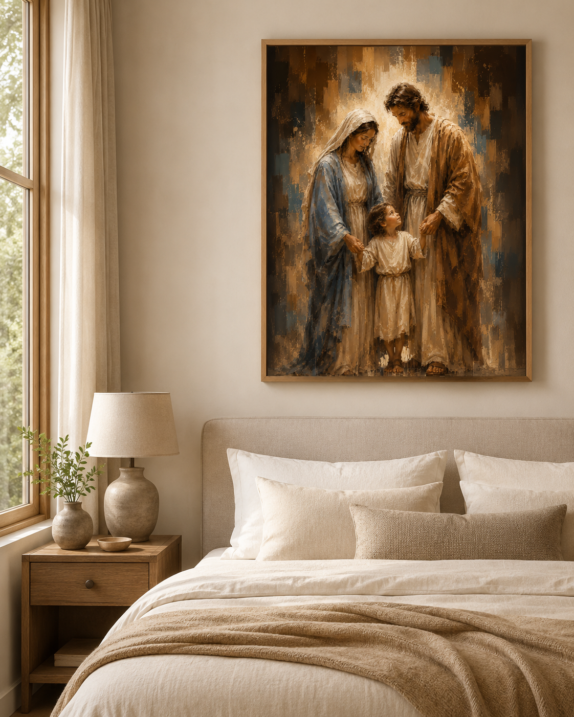 Quadro Sagrada Família Laços de Fé