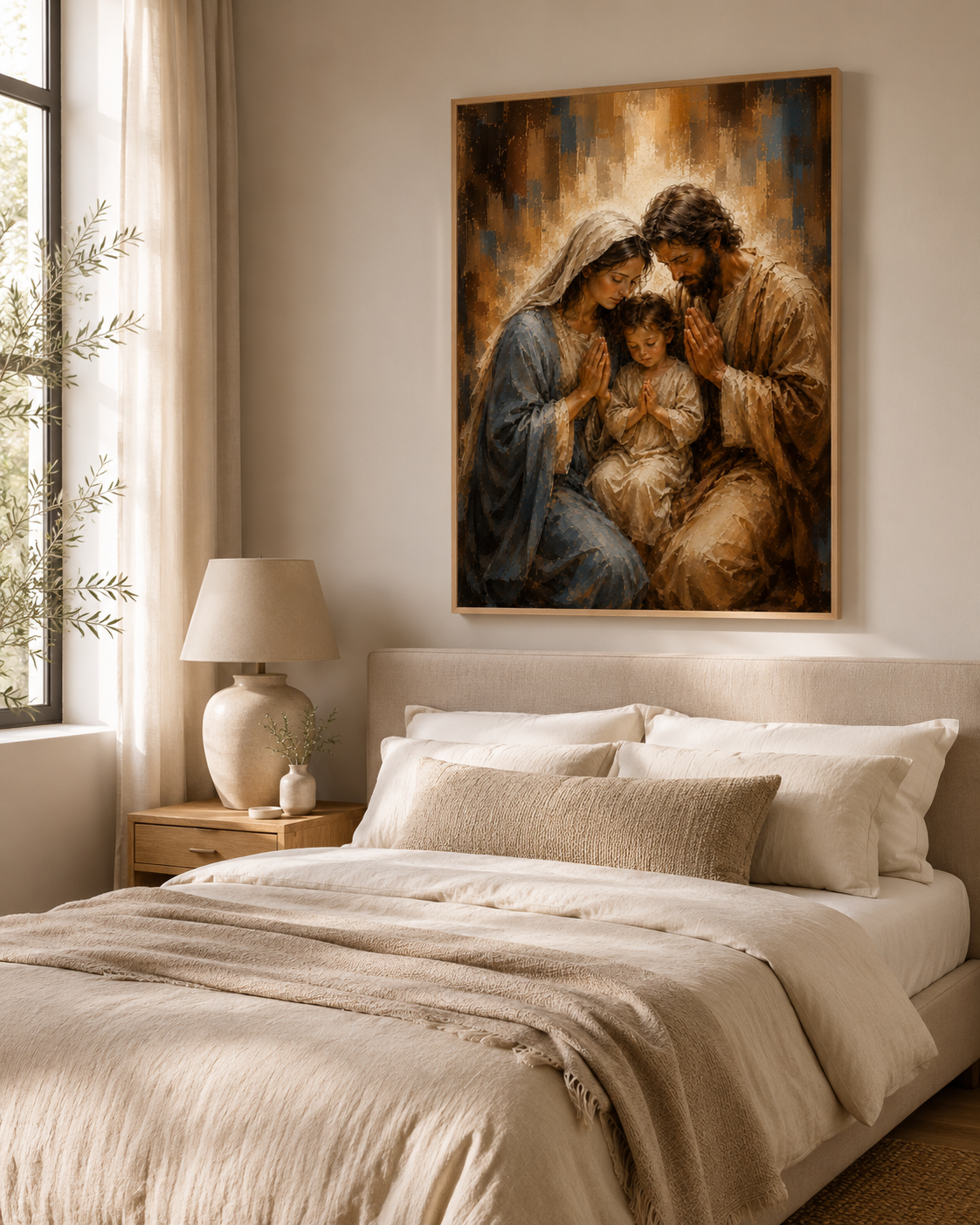 Quadro Sagrada Família Benção do Lar