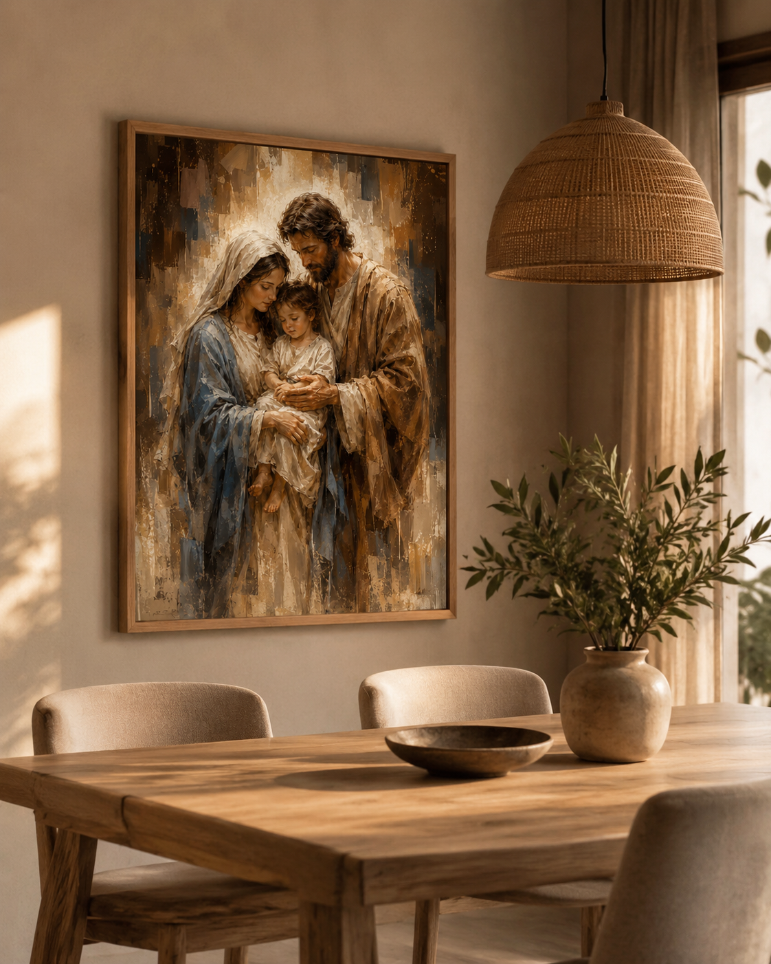 Quadro Sagrada Família Laços de Amor
