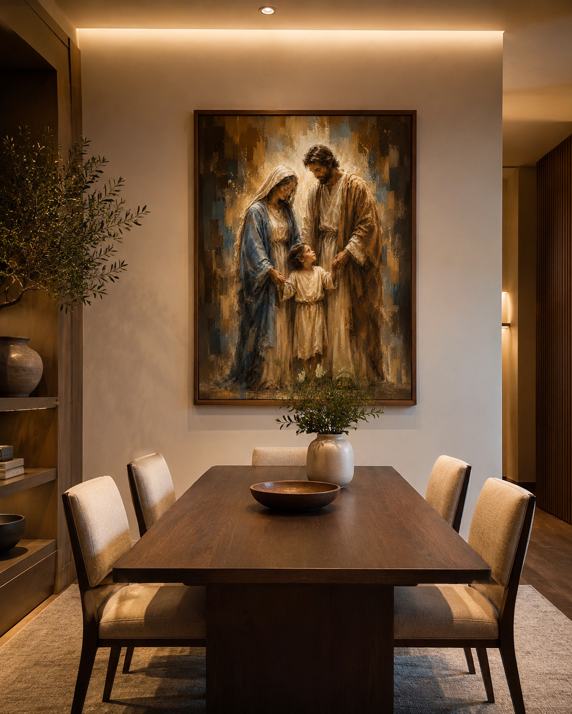 Quadro Sagrada Família Laços de Fé