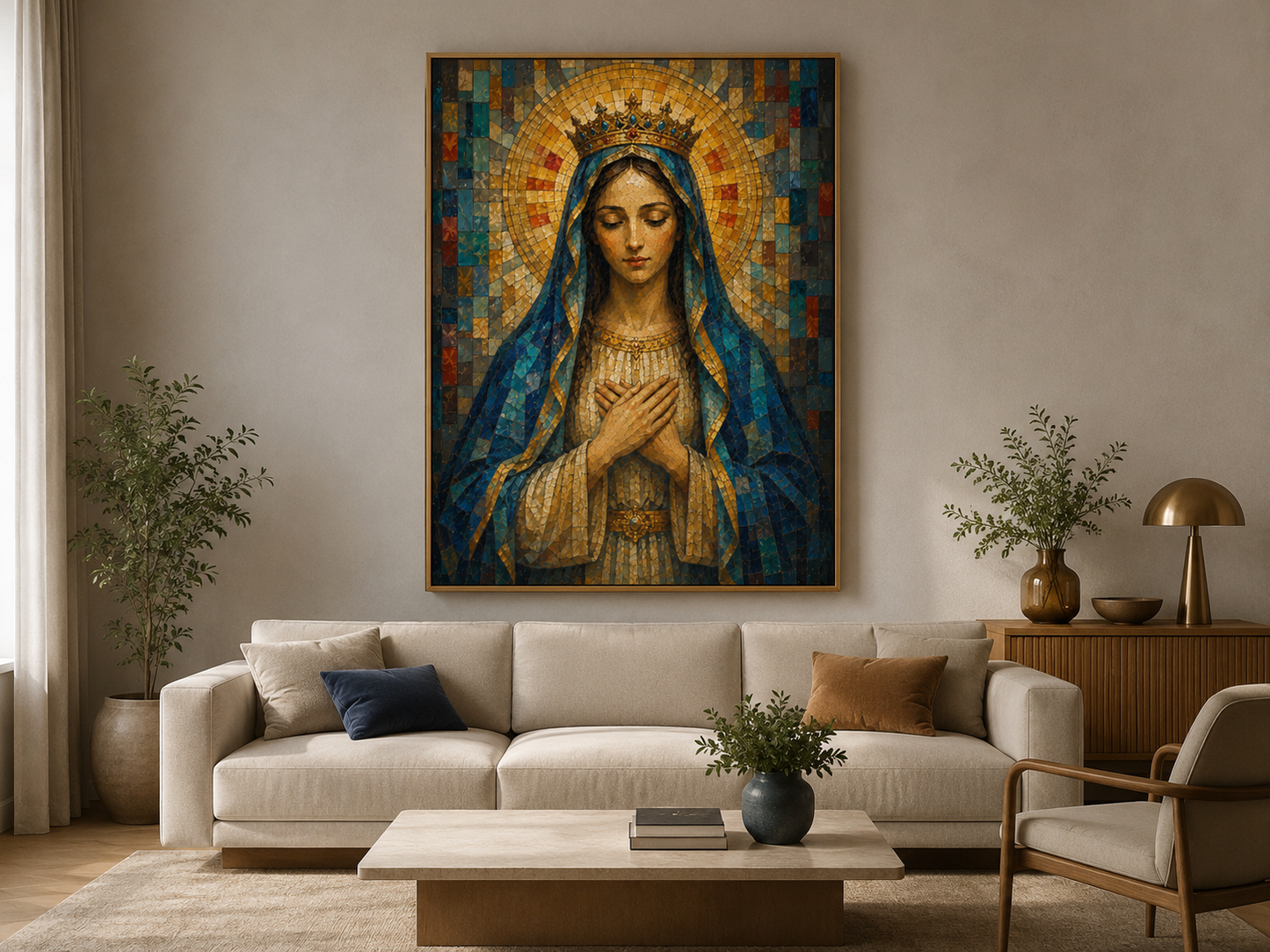 Quadro Virgem Maria Coroada