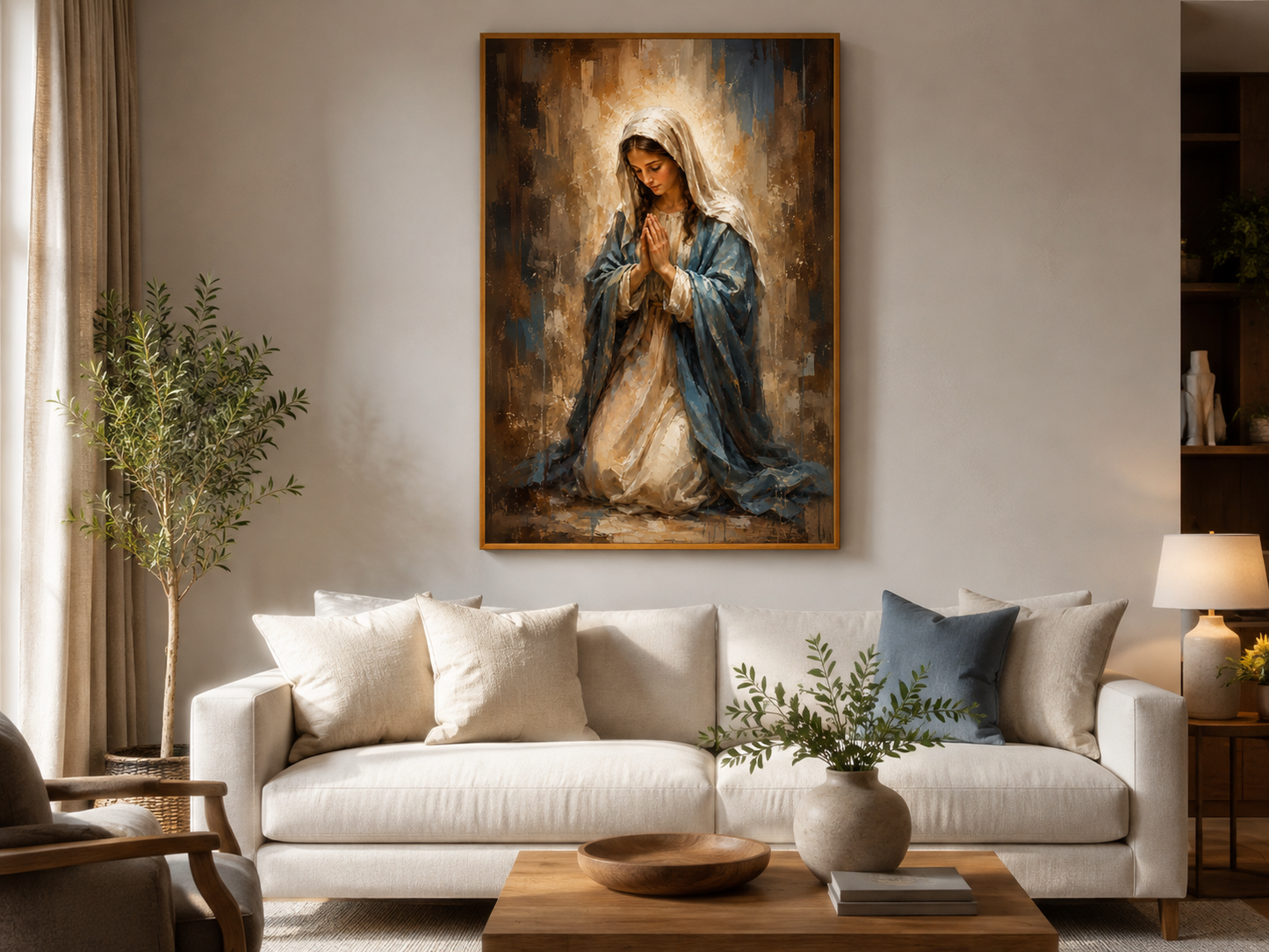 Quadro Virgem Maria em Oração