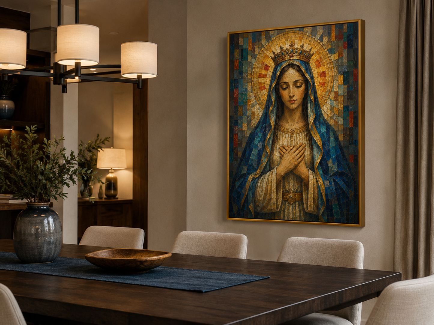 Quadro Virgem Maria Coroada