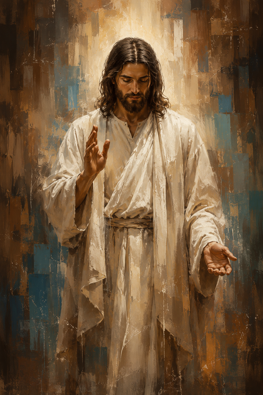 Quadro Cristo em Bênção e Acolhimento