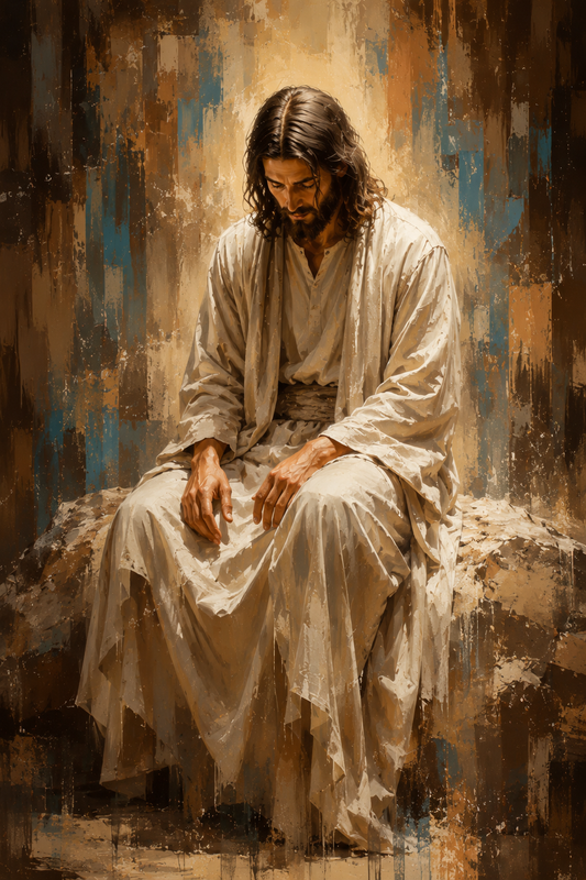 Quadro Cristo em Silêncio