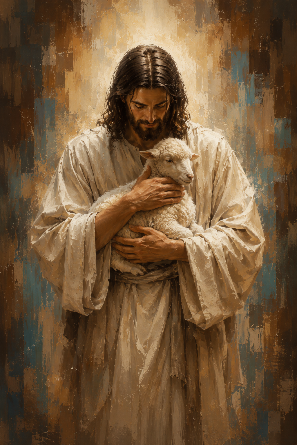 Quadro Cristo, o Bom Pastor