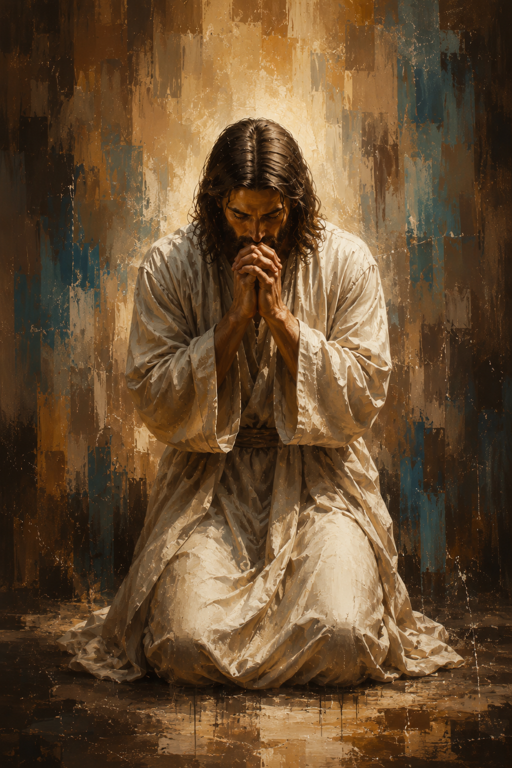 Quadro Cristo em Oração
