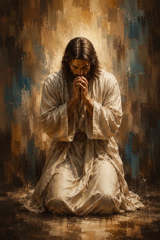 Quadro Cristo em Oração